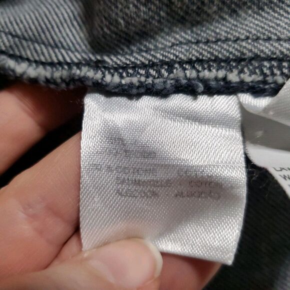 MaxMara Denim One Button Blazer Jacket Size 12 Y2K Jean Jacket Womens - Picture 8 of 10